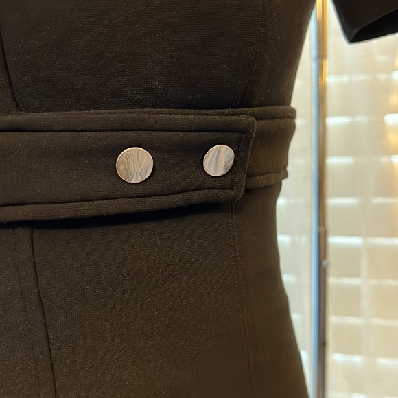 ALC Black Minidress Short Sleeve Size 4 - Picture 4 of 8